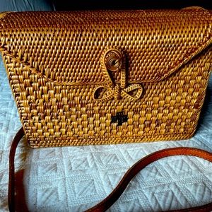 Koret woven handbag, good condition,